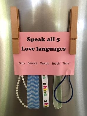 What Love Looks Like / 5 love languages craft activity