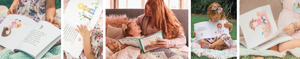 Reading A Beautiful Girl Book The Garden in my heart book by Nikki Rogers