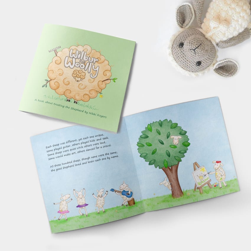 Reading A Beautiful Girl Book Wilbur the Woolly book by Nikki Rogers